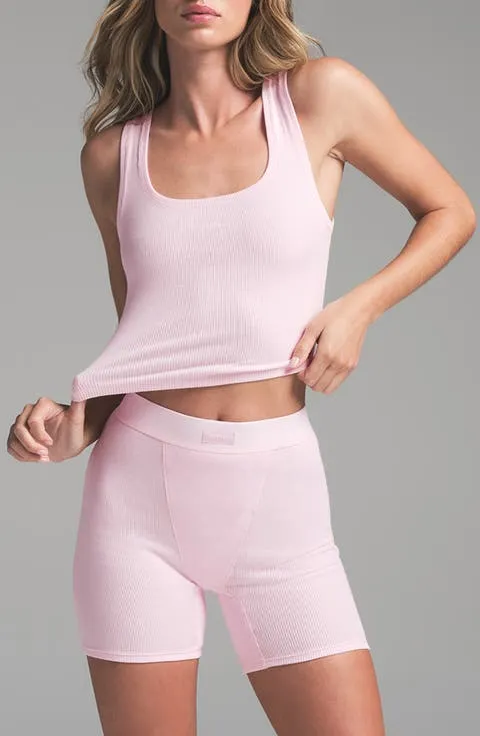 SKIMS Stretch Cotton Rib Tank (Regular & Plus)