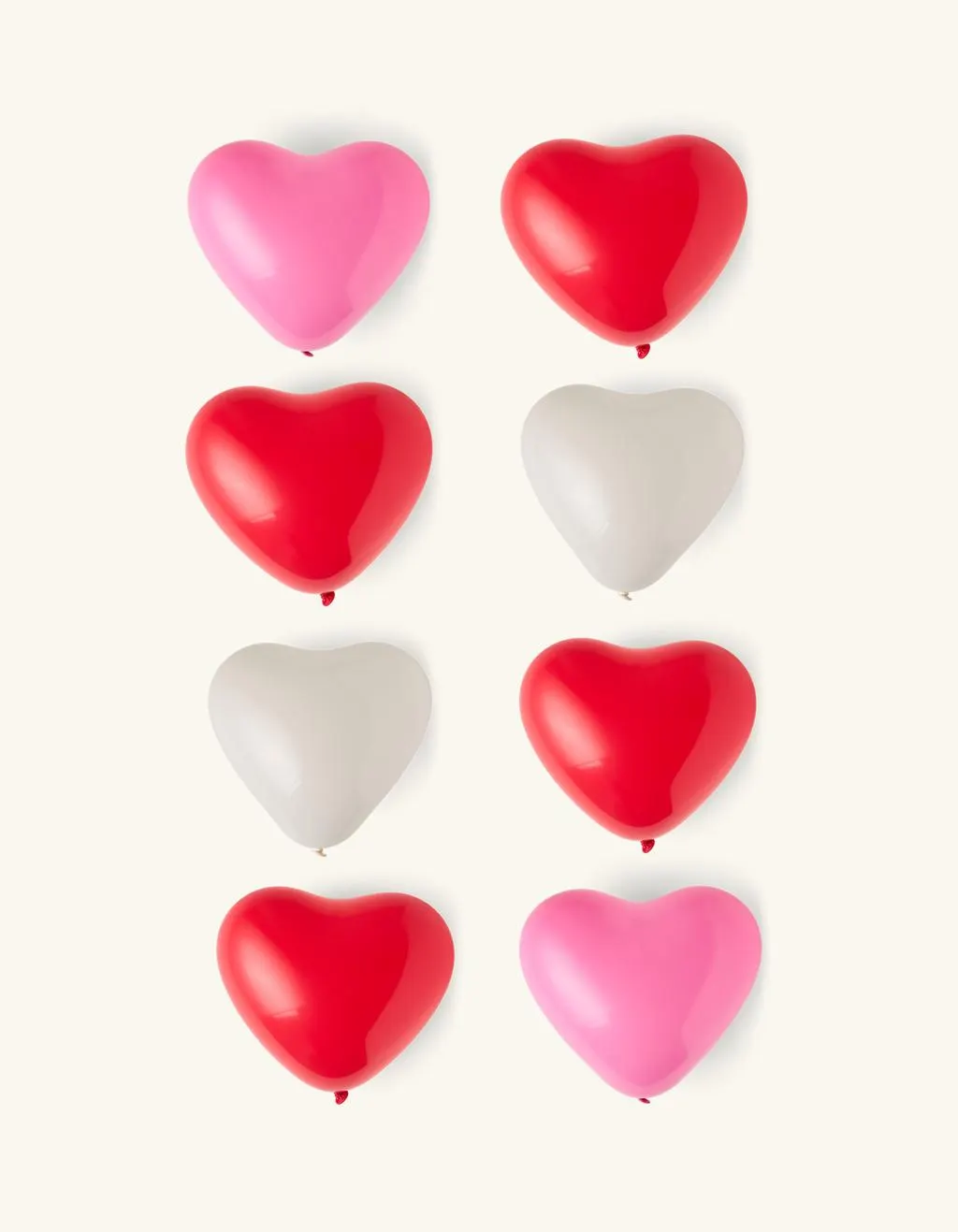 Herzförmige Ballons