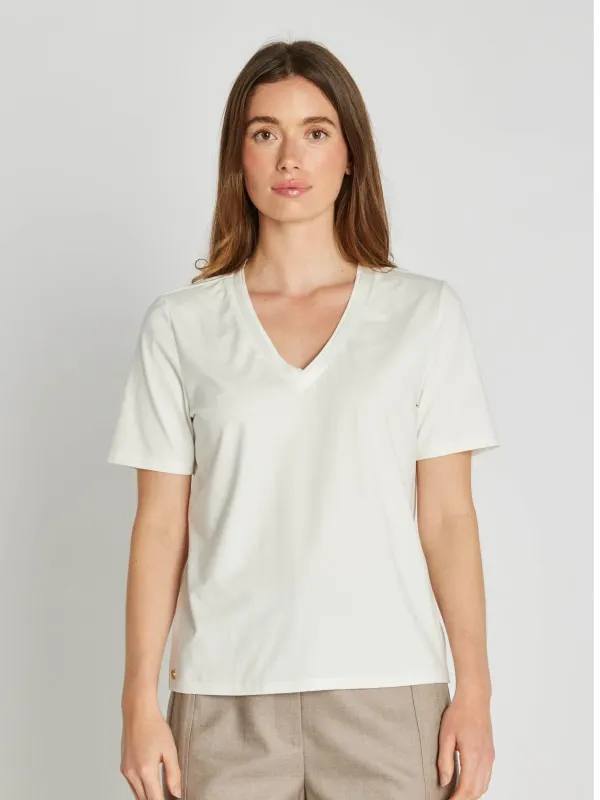 Vina T-shirt Star White