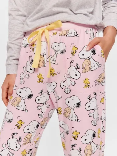 Snoopy Hugs Easy Pj Pant