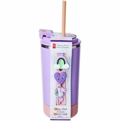 My Sip Mini Stainless Steel Insulated Bottle - Purple