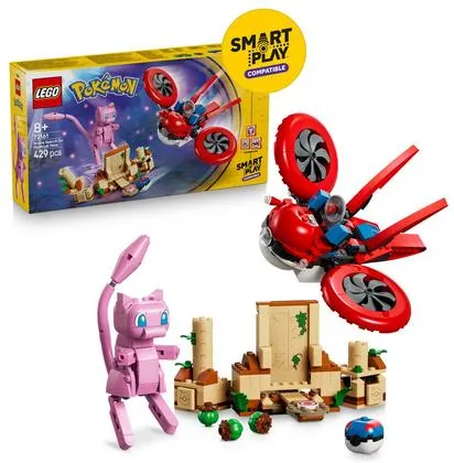 LEGO® POKEMON 72161 - SMART PLAY™ - RECHERCHE DE MEW FABULEUX EN DRONE
