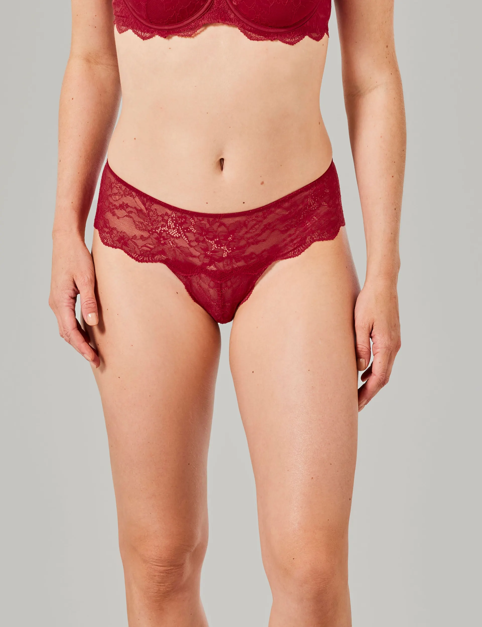 Fabulous gebandeerde brazilian string rood