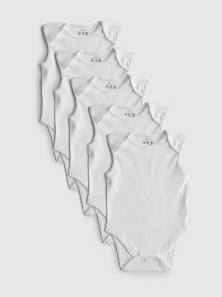 0–36 mois | 5 bodys sans manches