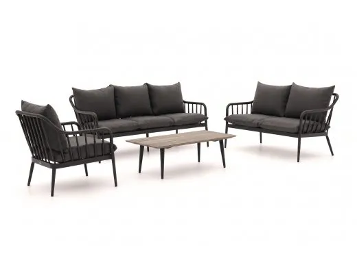 Manifesto Celante/ROUGH-K stoel-bank loungeset 4-delig 4-zits