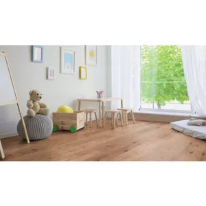 Sol stratifié 138,3 x 19,3 cm épaisseur 9 mm AC3 gris clair