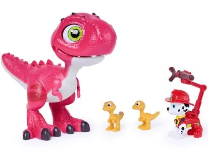 LA PAT' PATROUILLE - LE FILM MISSION DINO - COFFRET DELUXE RHUBARBE ET MARCUS