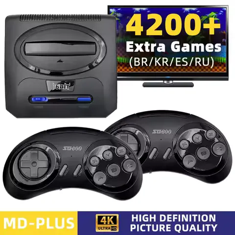 16BIT Segas-MD Video Game Console For Sega Mega Drive Genesis FC Dendy Console Support HDMI Output Retro Game Machine