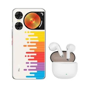 Celular Nubia Music 2 4GB 128GB + Auriculares I66SE WHITE