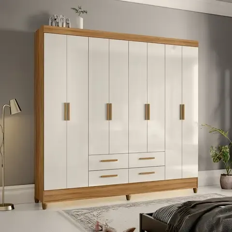 Ropero 8 Puertas 4 Cajones Florida