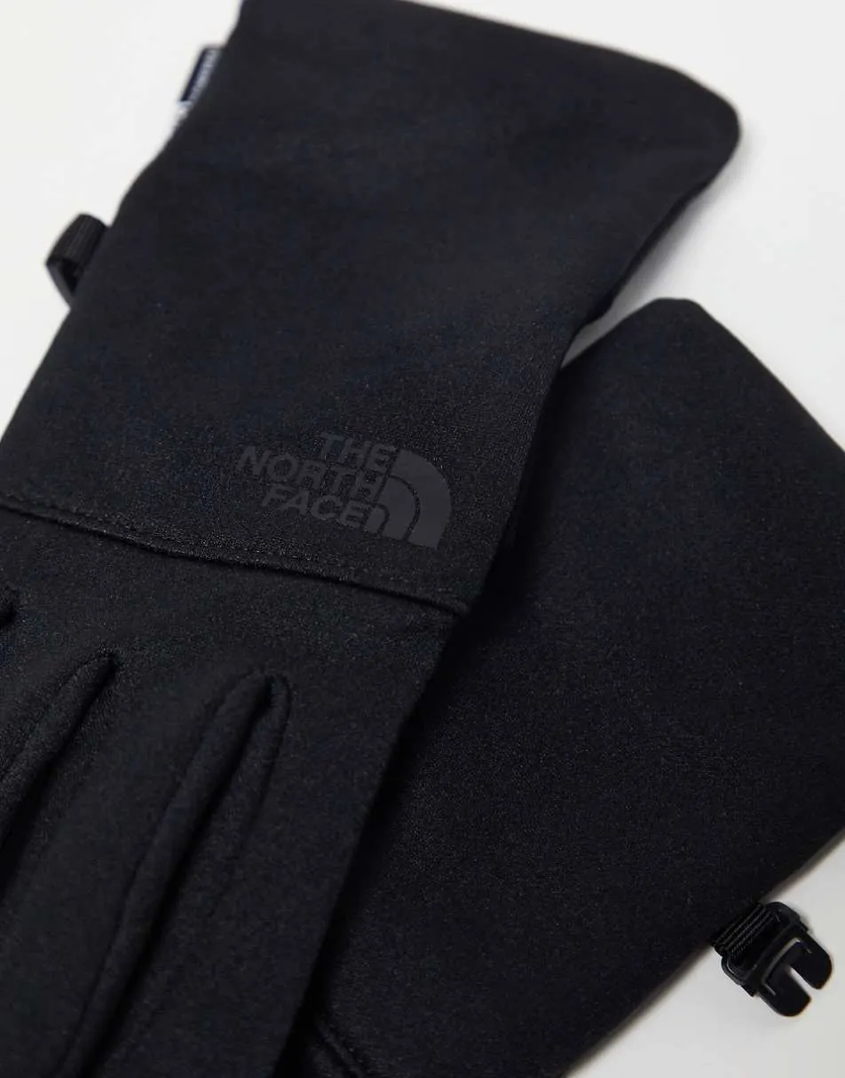 The North Face Etip touchscreen gloves in black