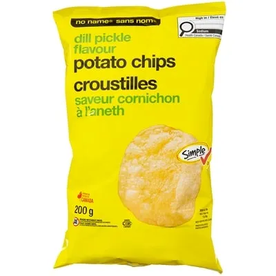 Dill Pickle Flavour Potato Chips