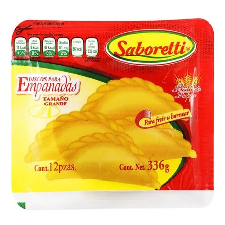 Disco para Empanada Saboretti 335 gr