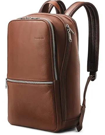 Samsonite Classic Leather Slim Backpack