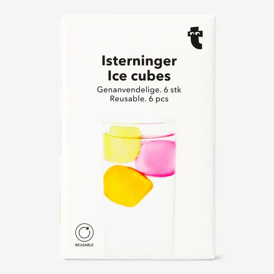 Reusable ice cubes - 6 pcs