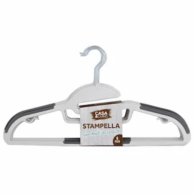 Stampella plastica 6pz c/antiscivolo cm41,5x22,5 assortite