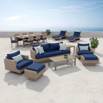 Portofino Repose 19-piece Outdoor Patio Estate Set