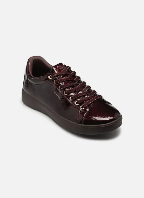 Lage sneakers 23720-43 dames bordeaux
