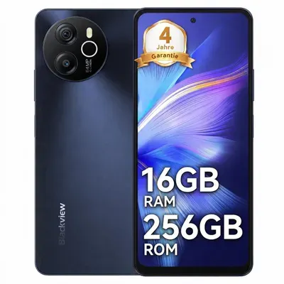 Blackview Shark 8 Smartphone Handy Ohne Vertrag 16GB+256GB 120Hz 2.4K 6.78" FHD+, Helio G99 Handy Ohne Vertrag, 64MP+13MP Kamera, 5000mAh
