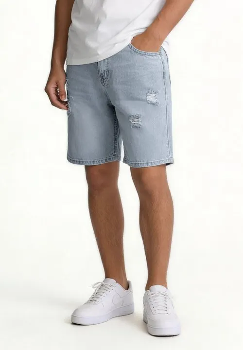 Pier One by Zalando Jeansshorts - light blue denim