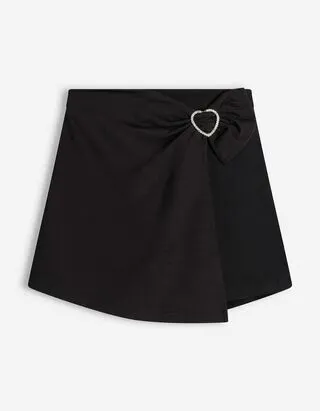 Gonna - Tinta unita - nero