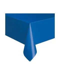 321 Party! Plastic Royal Blue Tablecloths, 108" x 54", 3 ct
