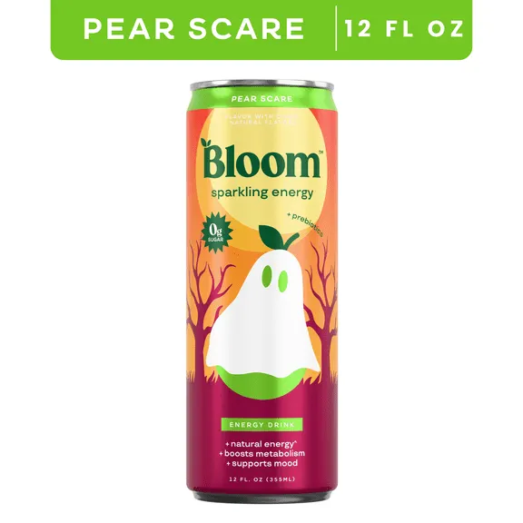Best seller Bloom Nutrition Sparkling Energy, Pear Scare, 12 fl oz Can $2.56 21.3 ¢/fl oz