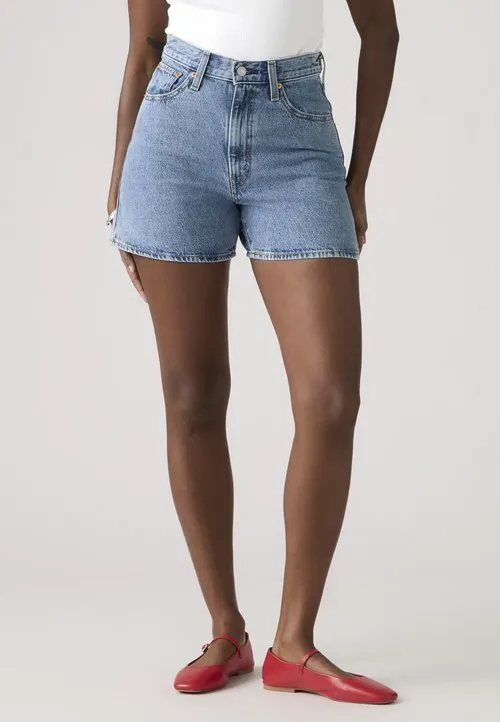 CINCH MID-THIGH SHORT - Jeansshorts - twisted stone