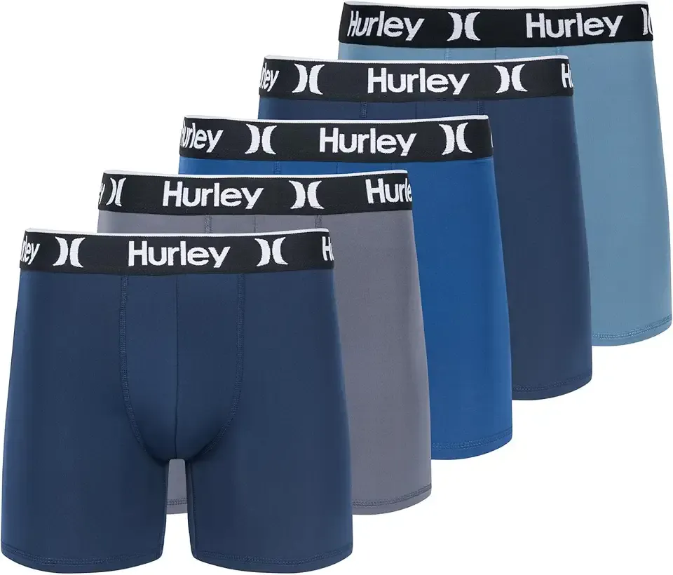 mens 5 Pack Stretch Boxer Briefs