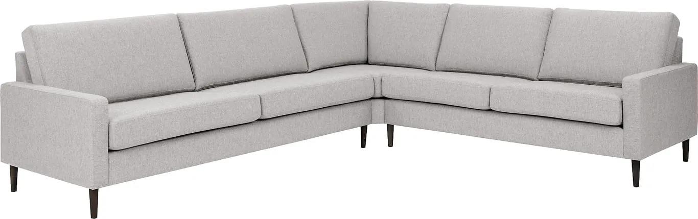 Sone høy hjørnesofa Modulsofa. 3 seter + hjørne + 2,5 seter i stoff Atlas