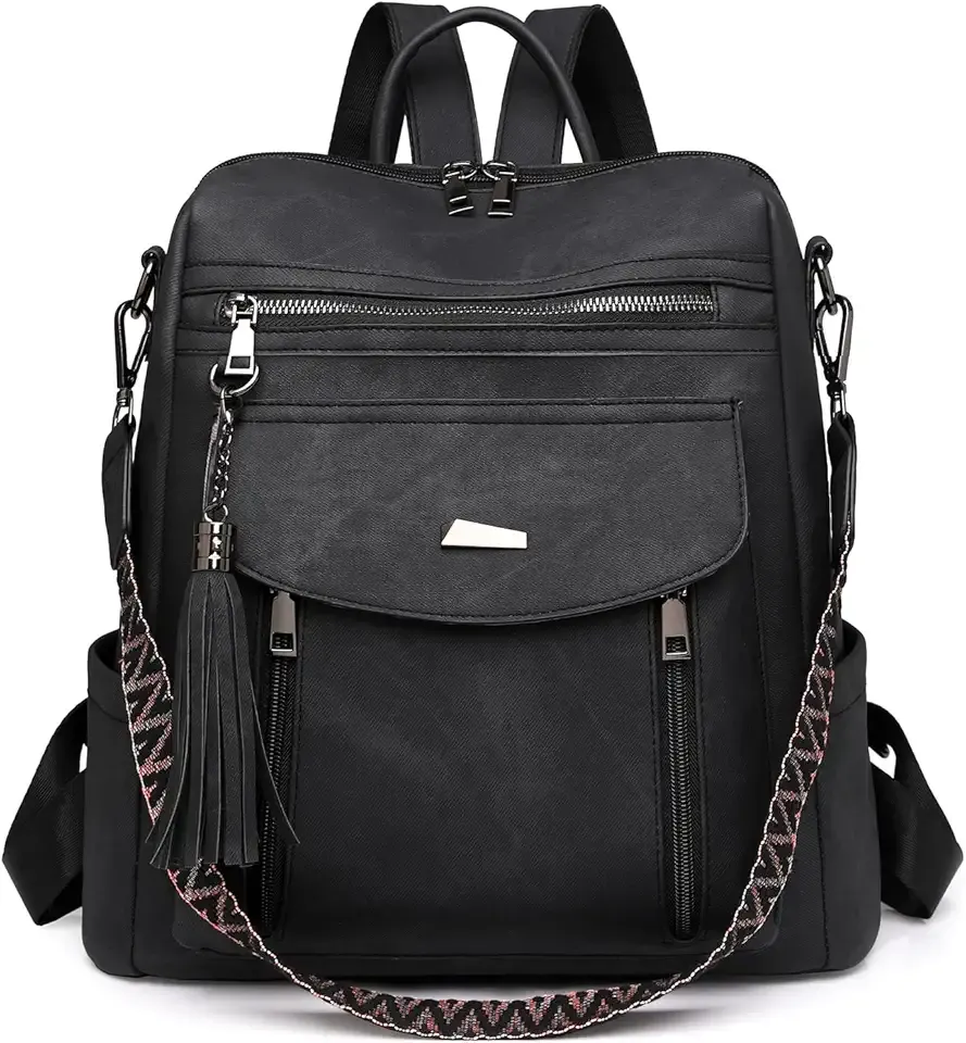 Backpack Purse for Women Pu Leather Backpack Fashion Ladies Shoulder Bag Handbags for Travel Daily Use