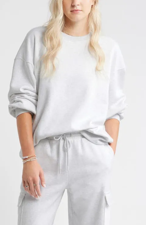 BP. Relaxed Cotton Blend Sweatshirt