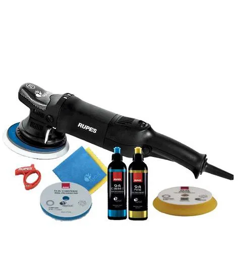 RUPES 150mm BigFoot ES Electric Random Orbital Polisher 21mm Orbit LHR21ES Basic Kit