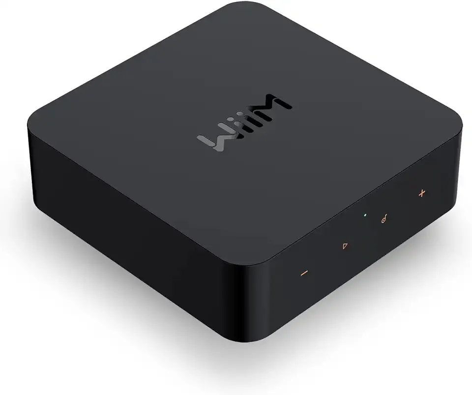 WiiM Pro AirPlay 2 Receiver, Google Cast Audio, WiFi Multiroom Streamer, Compatible with Alexa, Siri and Google Assistant, Stream Hi-Res Audio from Spotify, Amazon Music, Tidal and More