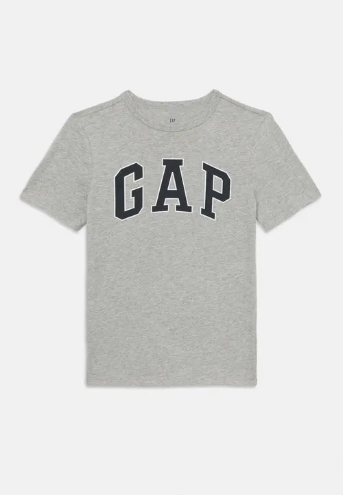 KIDS GAP LOGO T-SHIRT - T-shirts med print - light heather grey