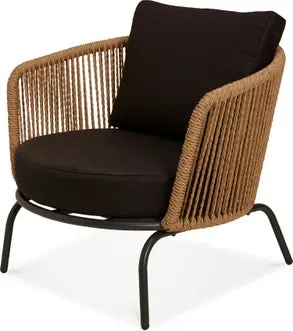 Intratuin loungestoel Chiquito zwart