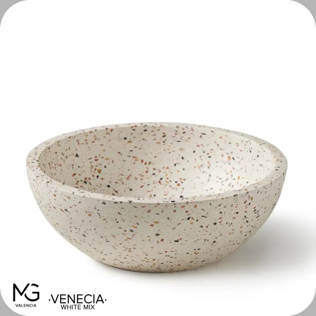 Lavabo de sobreponer Venecia mate 35x13x35 cm