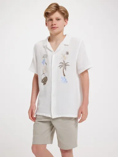 Just Jeans Boys Luca Tropical Shirt