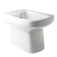 Bidet de apoyo Dama Senso 1 agujero rectangular blanco