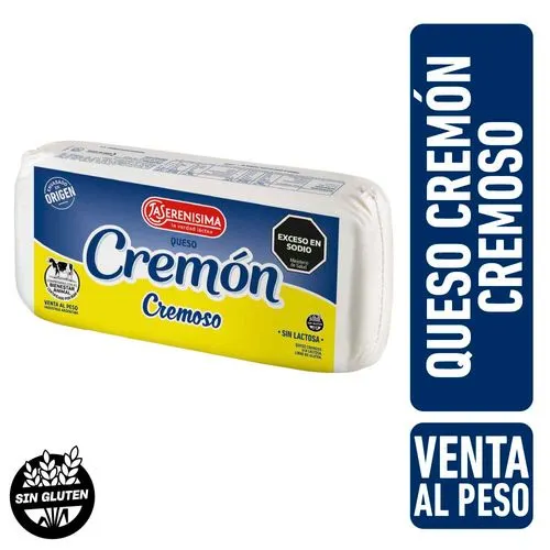 Queso Cremon Cremoso La Serenisima Fraccionado Aprox 1 Kg