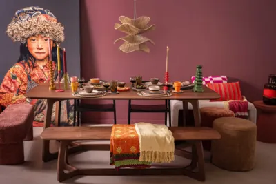 Bankje Noé soft terracotta