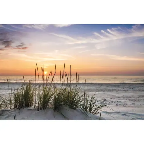 Keilrahmenbild STRAND - multicolor - 90x60 cm