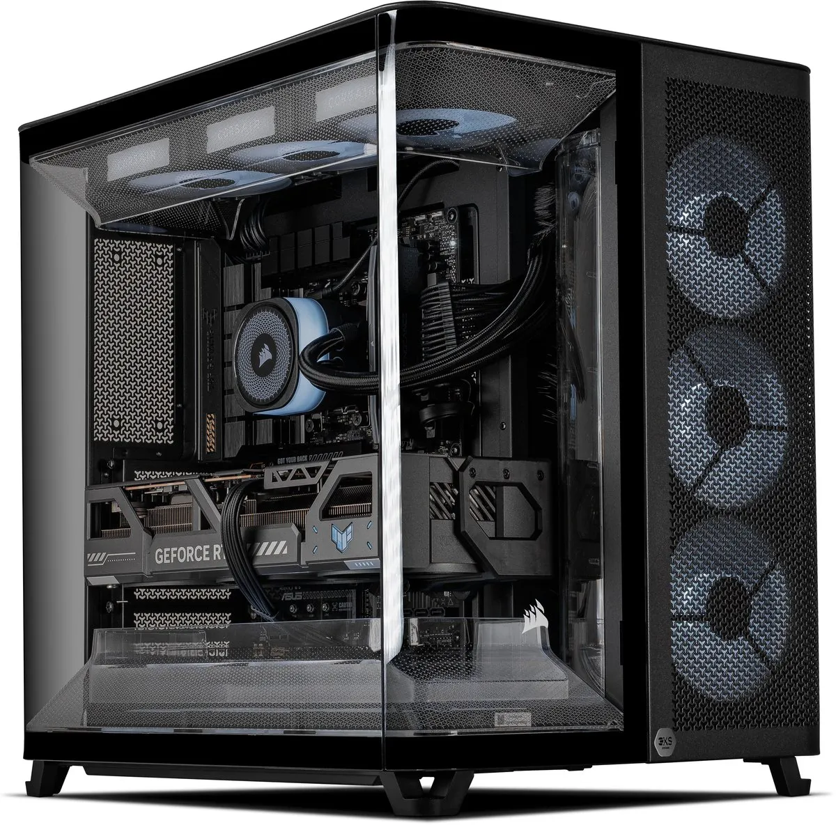 Scan 3XS Systems AIRO – Powered by ASUS – Stage 3 Ultimate Corsair iCUE Gaming PC – ASUS RTX 5090 – Ryzen 9 9950X3D – Corsair DDR5 32GB – WD Black 2TB SSD – 1000W PSU – 4K Ultra Max