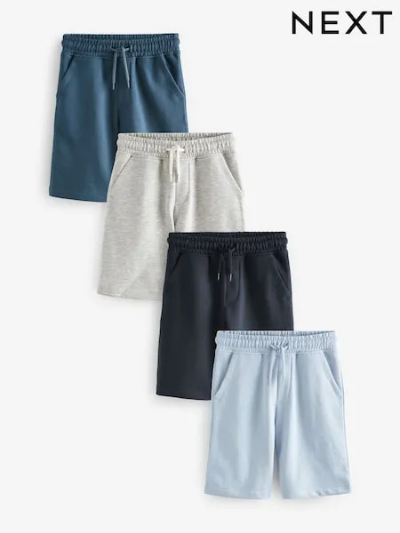 Blue/Navy Regular Fit Basic Shorts (3-16yrs)