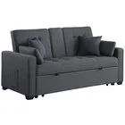 LILOLA HOME Cody Convertible Sleeper Loveseat