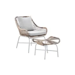 Shangri-La Bilgola Outdoor Armchair with Ottoman