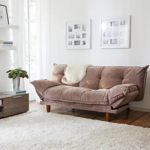 Futón Pillow Tela Almendra