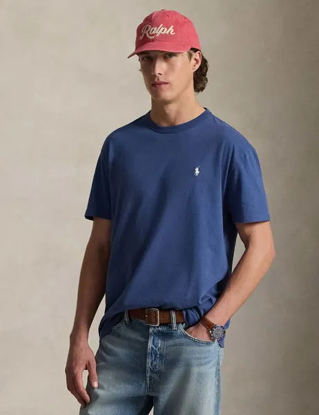 Classic Fit Jersey Crewneck T-Shirt Night Navy