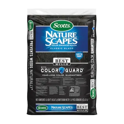 Nature Scapes Color Enhanced 1.5-cu ft Classic Black Blend Mulch