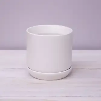 Boston Living Ella Ceramic Planter Pot White 11cm